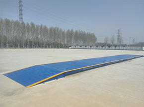 河南國儲物流中牟加油站100噸超低地磅